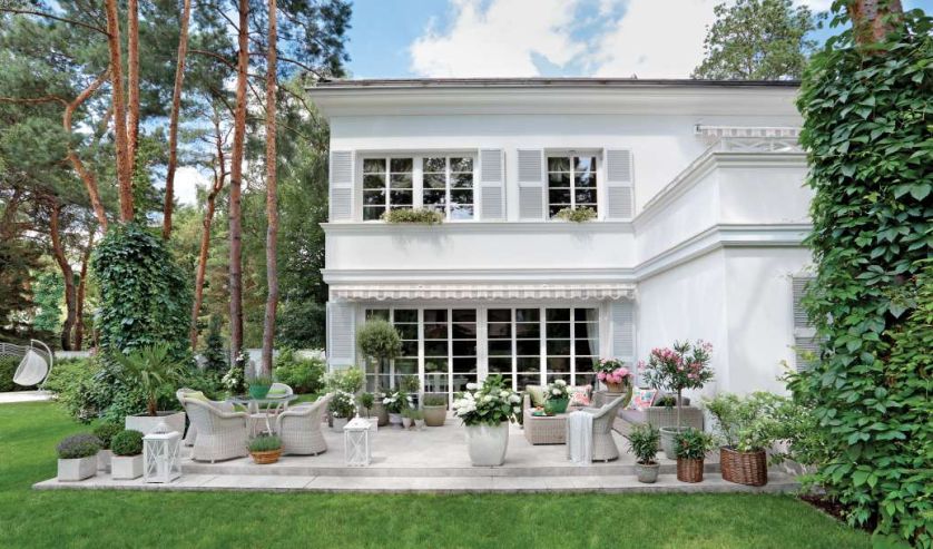 Z miłości do Włoch – biała willa pod Warszawą