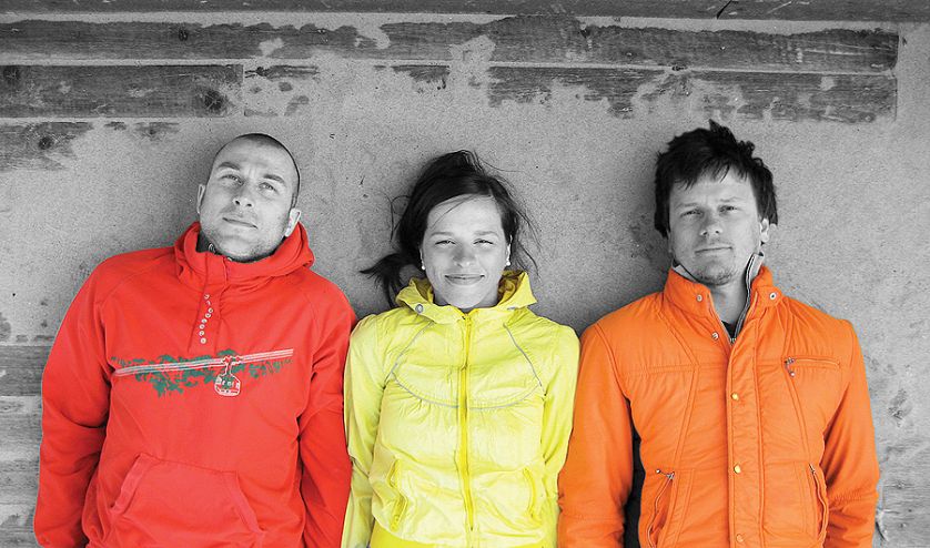 Tabanda w komplecie: Filip Ludka, Mego Malinowska, Tomek Kempa.