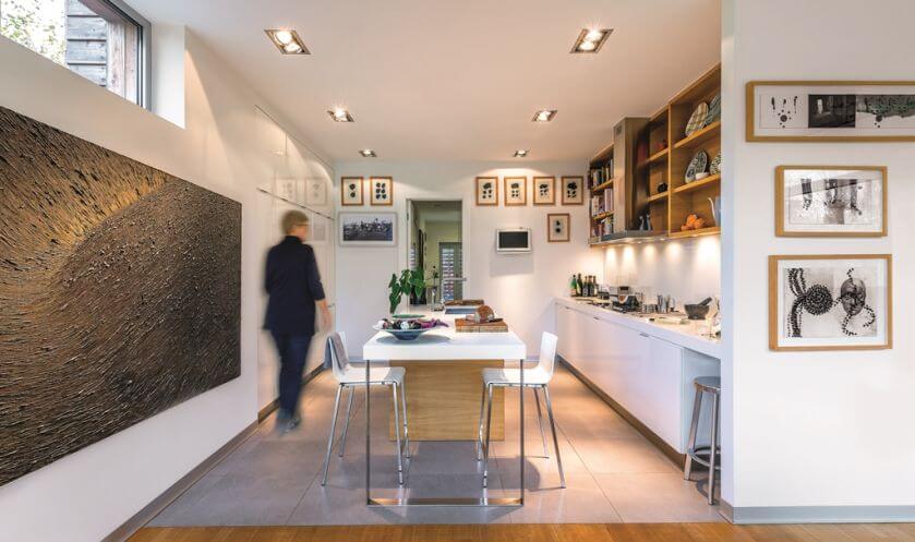 Modernistyczny dom kolekcjonera książek, sztuki i designu