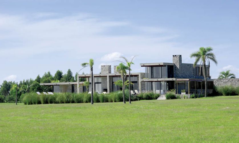 Nowoczesna hacjenda w Urugwaju, domy, wnętrza, ogrody, rezydencje, apartamenty, sztuka