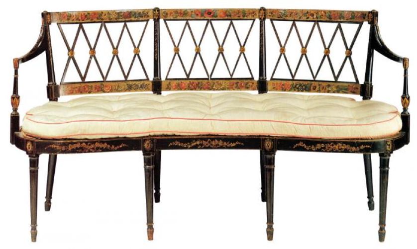 Regencyjna kanapa, Anglia, pocz. XIX w.