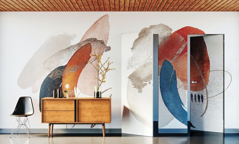 kolorowe drzwi wewnętrze