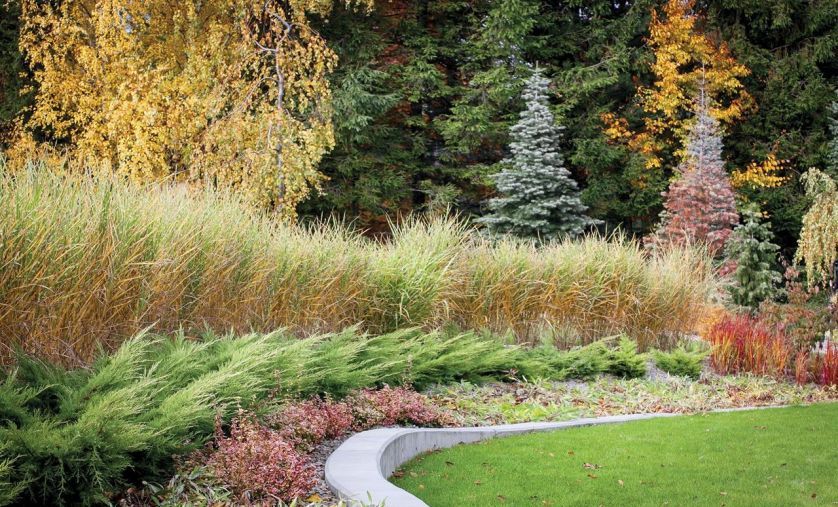 Jesienny ogród w Beskidach - zdjęcia aranżacji