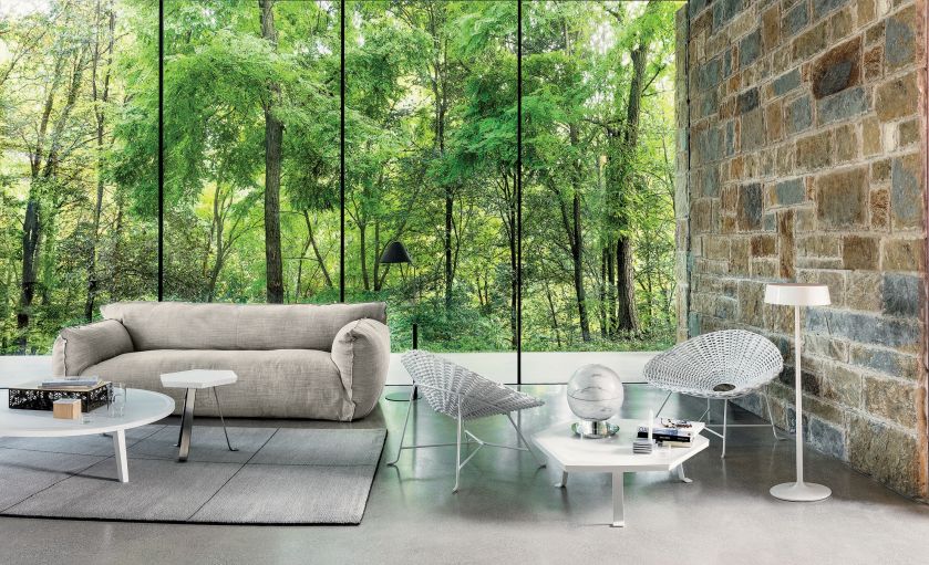 NUVOLA, sofa z zewnętrznymi przeszyciami, GERVASONI, mood-design.pl