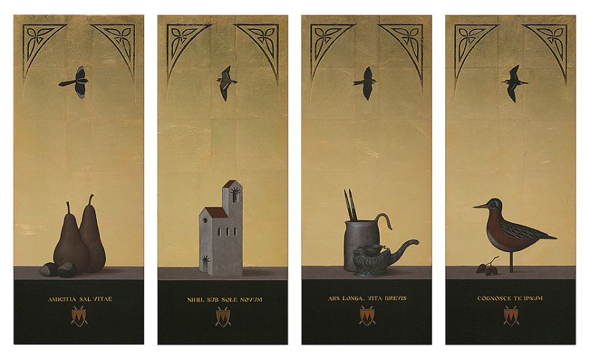 Tryptyk: Nihil sub sole novum (Nic nowego pod słońcem), Ars longa, vita brevis (Życie krótkie, sztuka długa), Cognosce te