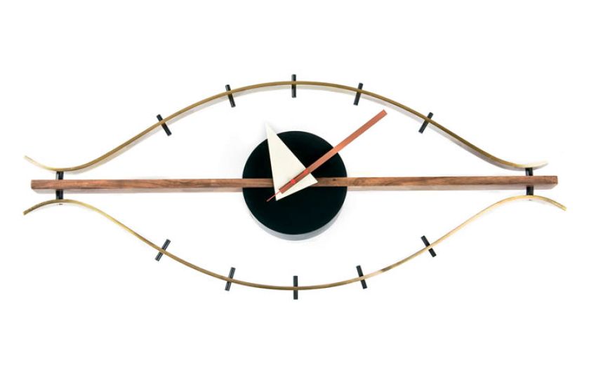 Eye Clock - zegar inspirowany projektem słynnego dizajnera-zegarmistrza George a Nelsona. Cena - 477 zł. DECOLAB.PL