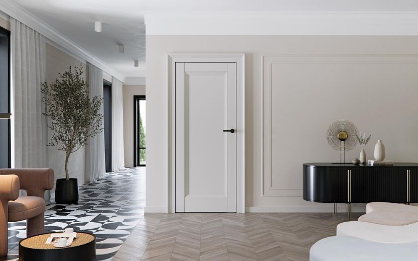 drzwi wewnętrzne w kolorze kaszmirowym