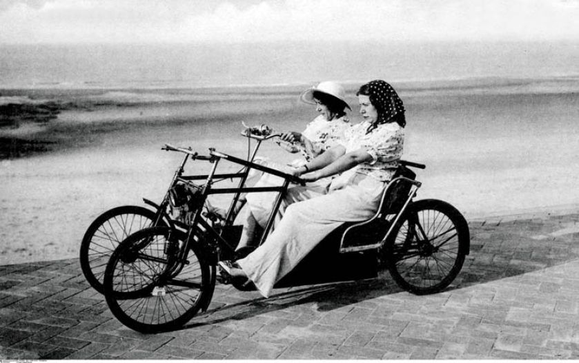 Rower dwuosobowy. Fot. Forum. Historia dwóch kółek