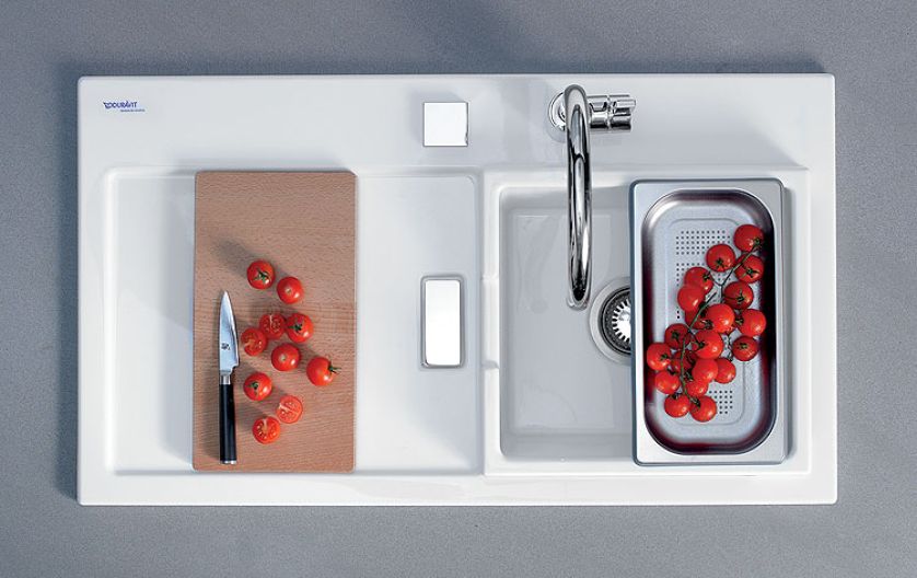 Zlewozmywak Starck K kosztuje 802 euro. DURAVIT