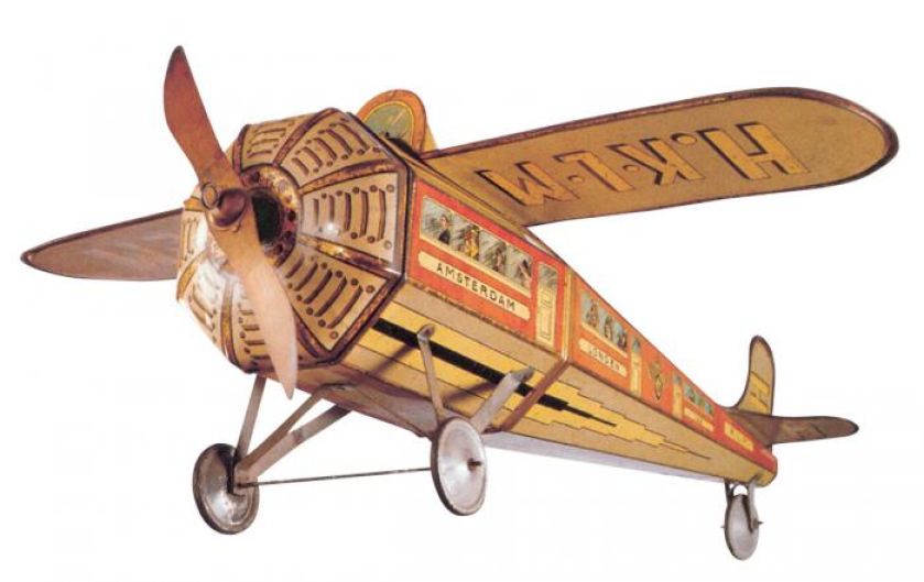 Puszka-samolot, gadżet reklamowy lotów na trasie Londyn - Amsterdam.