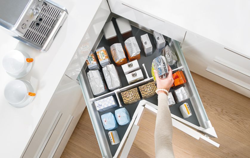 Pomysłowe rozwiązanie do małych kuchni