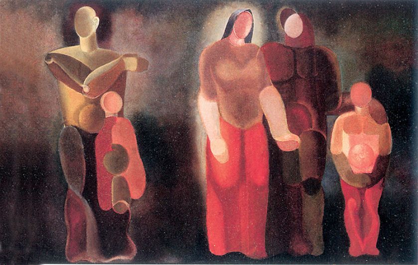 Robotnicy, ok. 1938-1939 r. Karol Hiller - ostatni romantyk