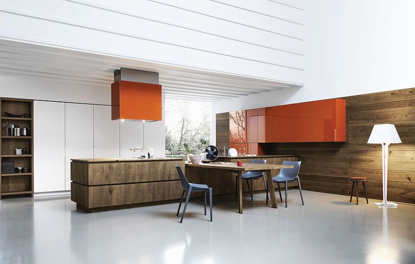 Naturalne drewno i kolorowy akcent, seria Cloe, cesar