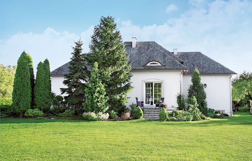 Willa z zewnątrz. Romantyczna willa w Krakowie