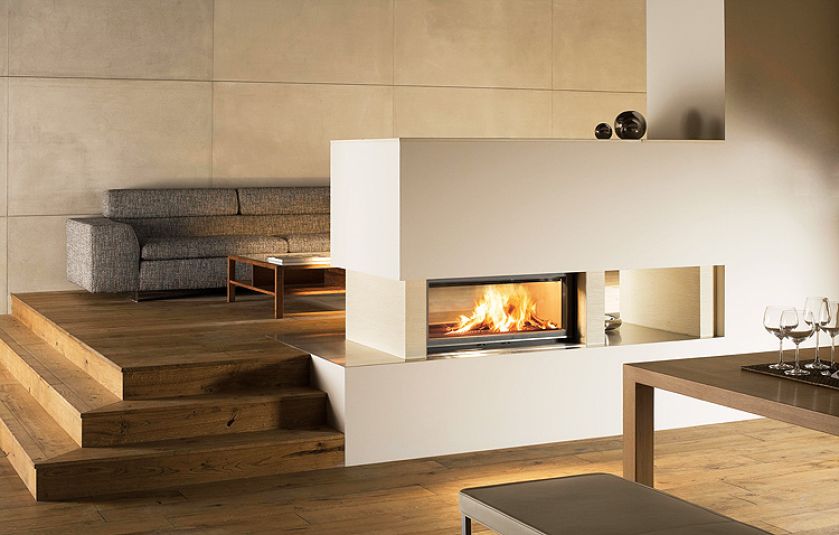 Model Kamin 53/121 marki Brunner za 24 000 zł oraz narożny ECK 53/121/50, kominki kozłowski