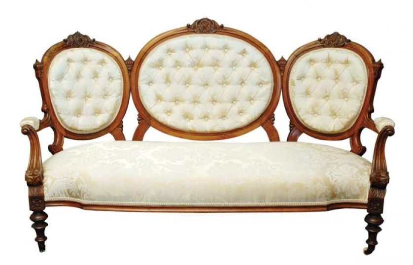 Kanapa eklektyczna Niemcy, XIX w., cw 4200 zł, niesprzedana, REMPEX.