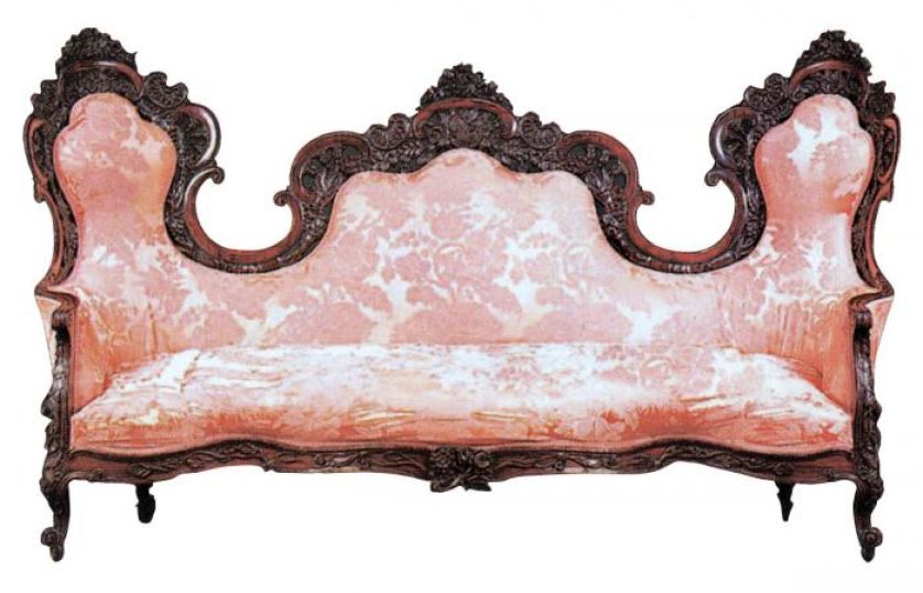 Kanapa neorokokowa, ok. 1850-1860 r.