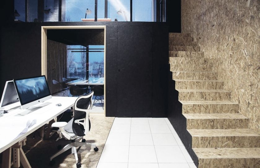 Biuro pracowni Górnik Architects w Sosnowcu