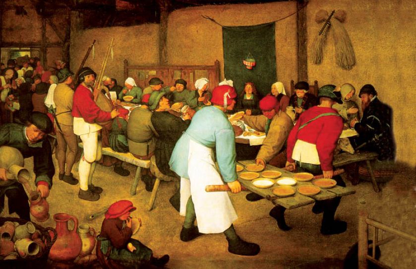 Chłopskie wesele , 1568 r., Pieter Bruegel