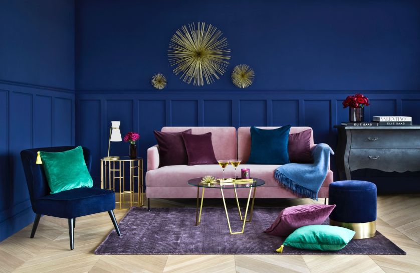 Dekoracje ścienne w salonie, westwingnow.pl