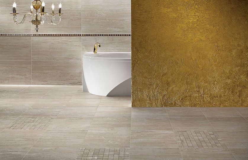 Jest kolekcją inspirowaną trawertynem (zwanym też alabastrem egipskim), używanym już w starożytności do wyrabiania posągów