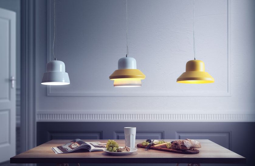 Seria lamp Prima - Prima Mini, Maxi Duo, projekt: Alicja Pałys. Fot. musthave.lodzdesign.com