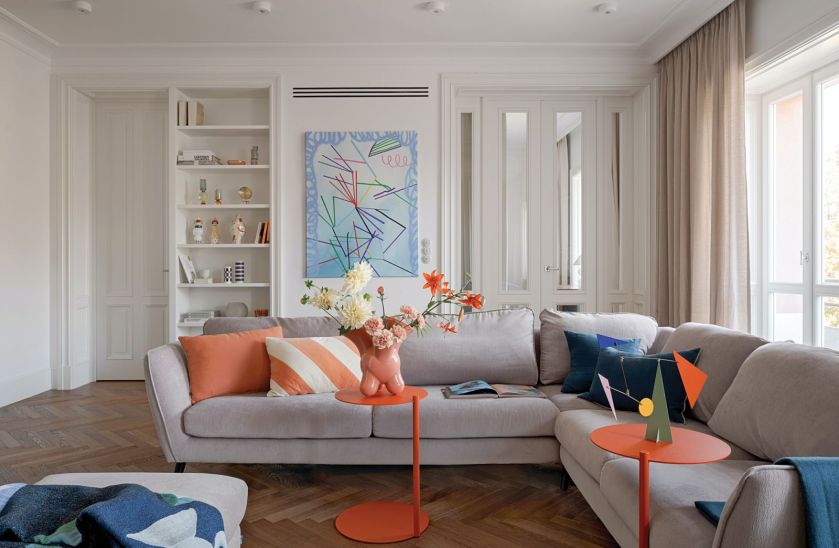 jak urządzić salon w kamienicy