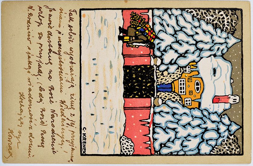 Proj. C.Krenek, Wiener Werkstatte, Wiedeń, 1908 r.