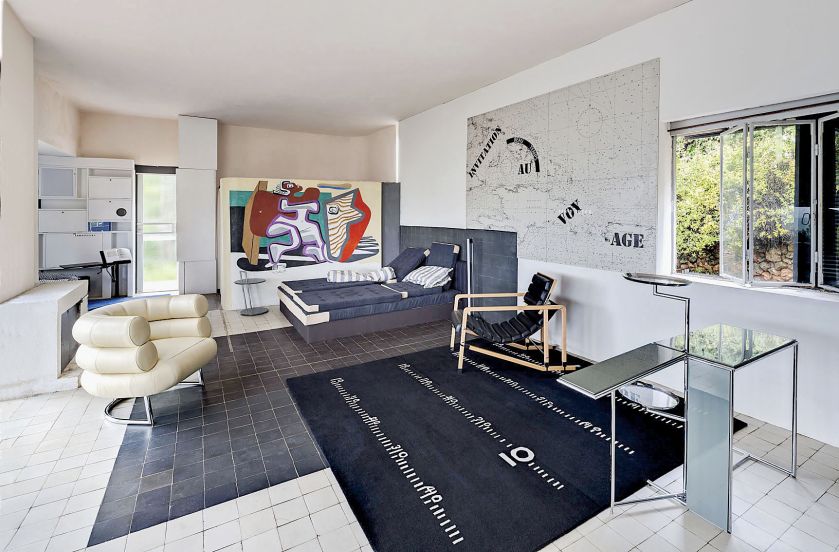 E 1027. Dom, corbusier, eileen gray, styl nowoczesny, wystrój wnętrz, aranżacja wnętrz, nowoczesny salon, domy