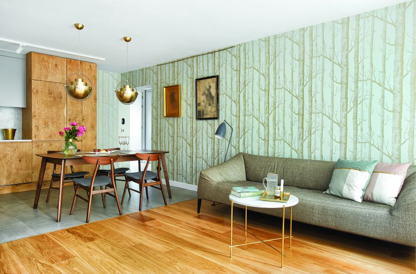 Szarość pełna blasku – nowoczesne wnętrza z nutą retro