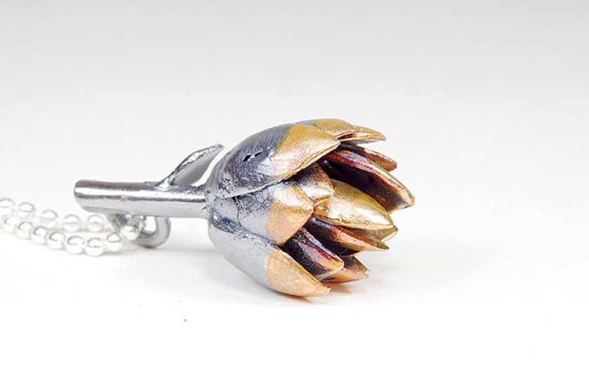 Susana Teixeira, współczesny, srebrny naszyjnik