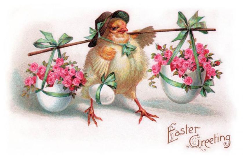 Świąteczna pocztówka, 1910 r., fot. SHUTTERSTOCK.COM