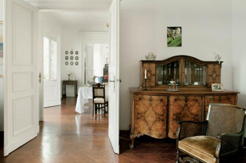 Ciocia, Elżbieta Trembowelska, namalowała reprodukcję obrazu Tamary Łempickiej.