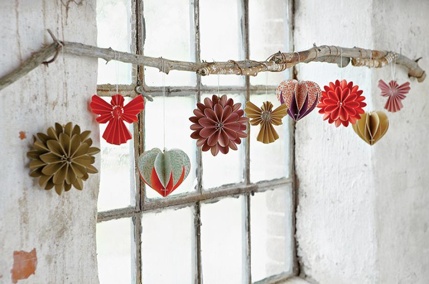 Dekoracje z papieru, Hübsch, ok. 15 zł/szt., North South