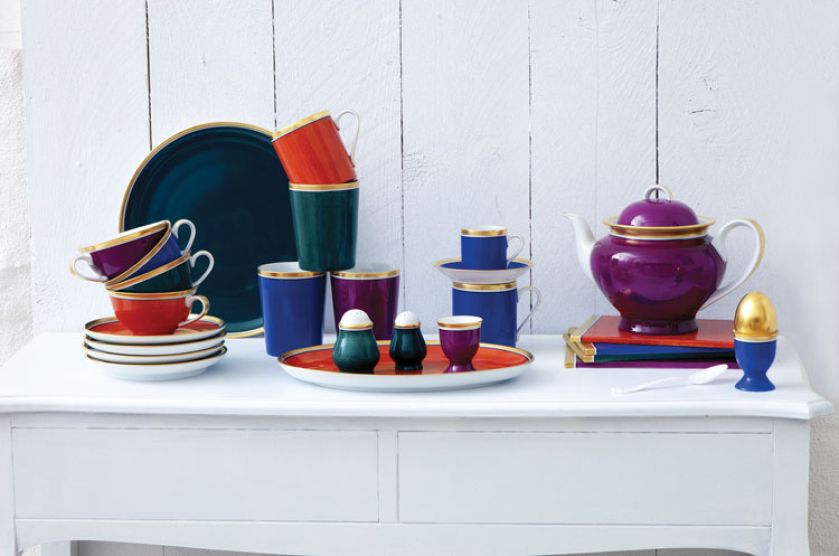 Serwis śniadaniowy Colour. Kolorowa porcelana