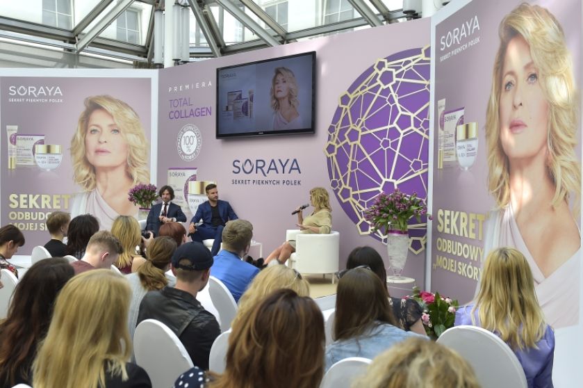 Ewa Kasprzyk ambasadorką linii Soraya Total Collagen