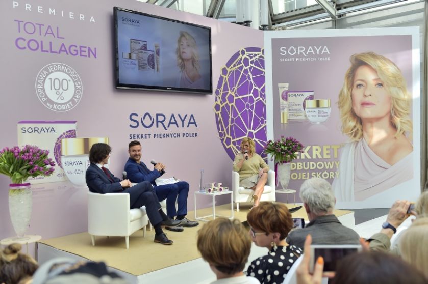 Ewa Kasprzyk ambasadorką linii Soraya Total Collagen