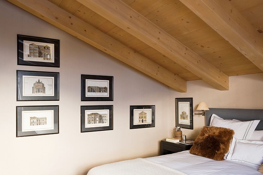 Drewniany dom w górach