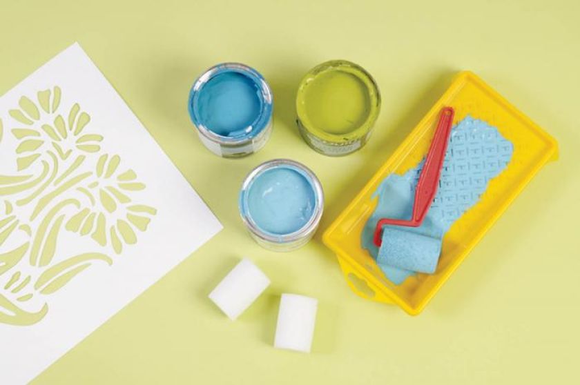 Materiały niezbędne do wykonania fresku.