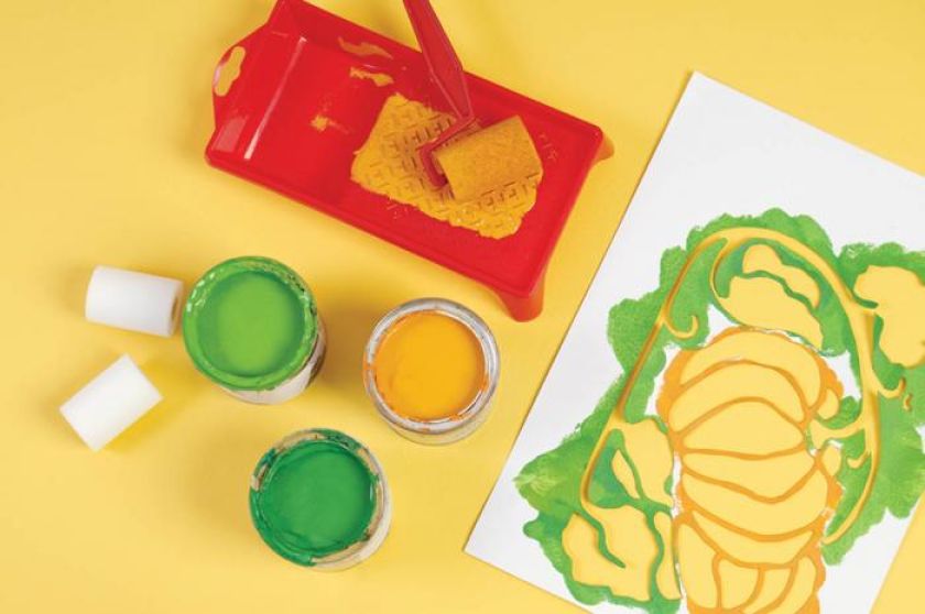 Materiały niezbędne do wykonania fresku.