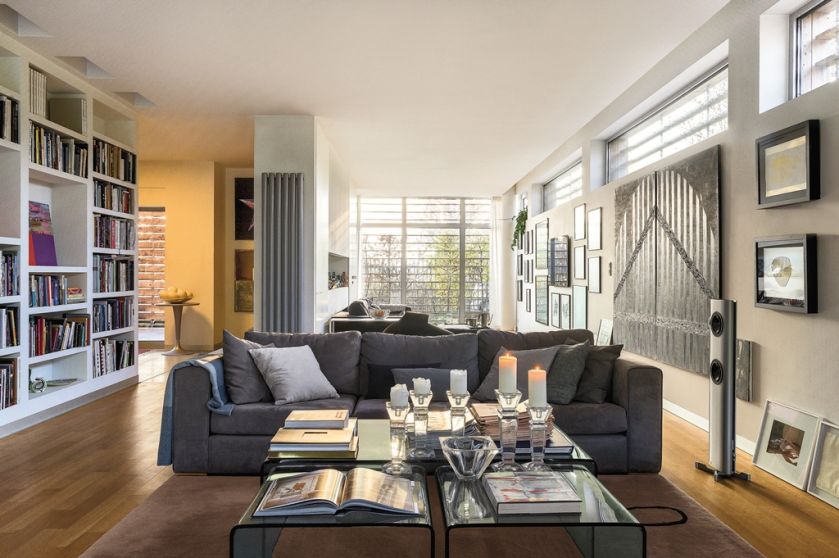 Modernistyczny dom kolekcjonera książek, sztuki i designu