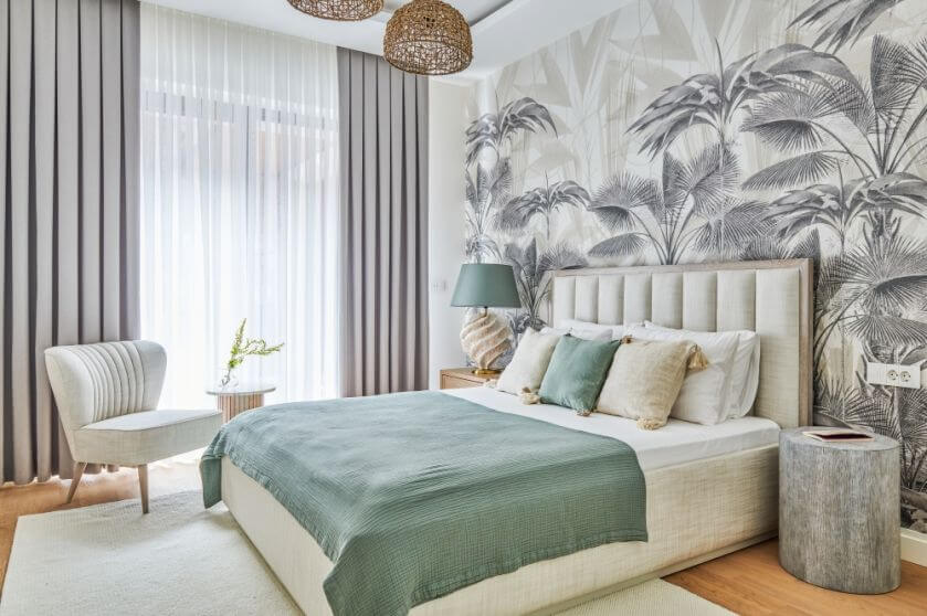 pastelowa sypialnia inspiracje