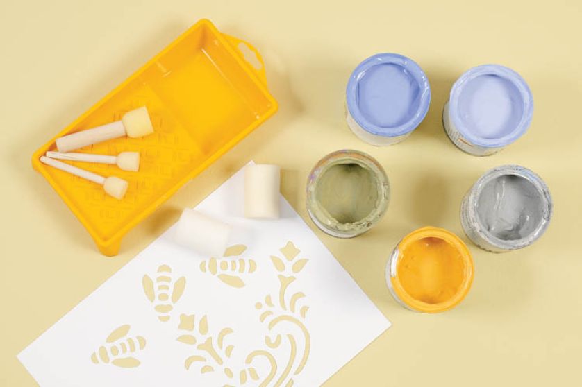 Potrzebne narzędzia i materiały. Miodowe freski