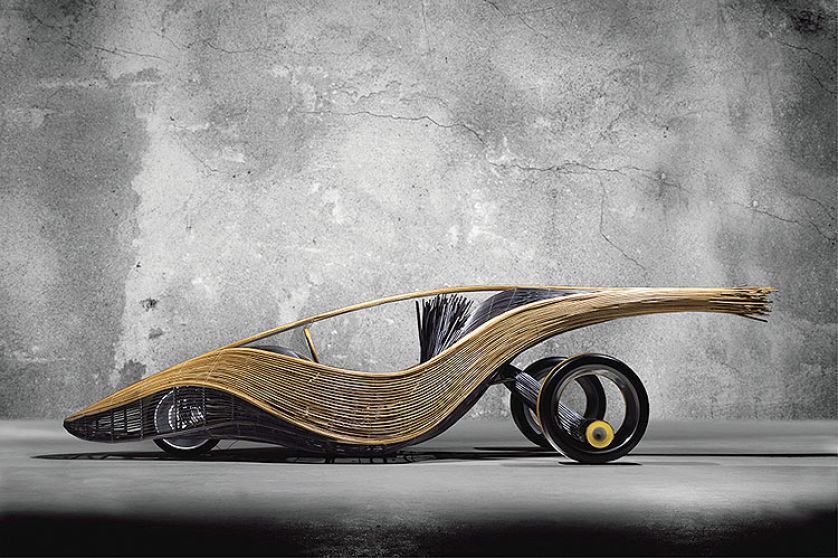 Prototyp bambusowego samochodu Phoenix