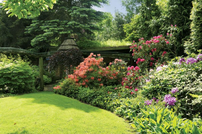 Przy okazji powstały nastrojowe zakątki: na przykład stół pod magnolią albo Piekiełko - wiata z dużym paleniskiem.