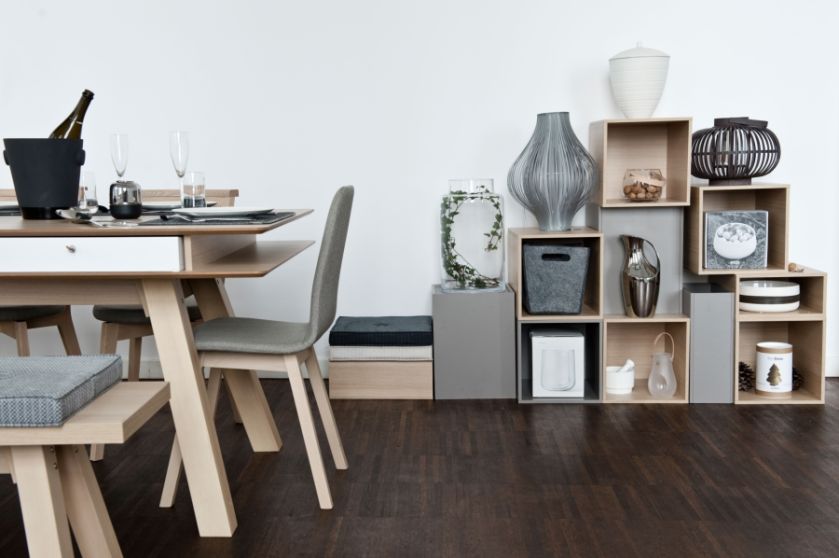 Zimowa aranżacja stołu