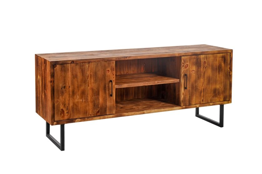 retrowood szafka rtv z odzyskanego drewna