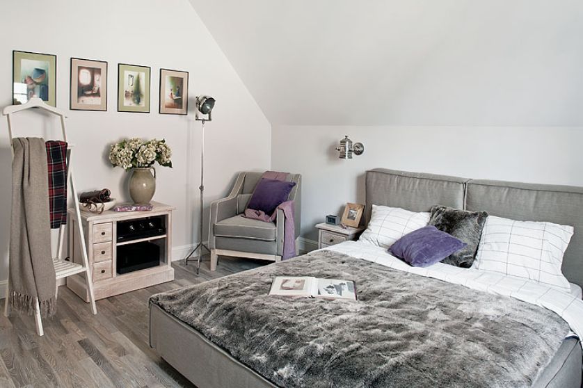 Tu widać zamiłowanie do stylu prowansalskiego.