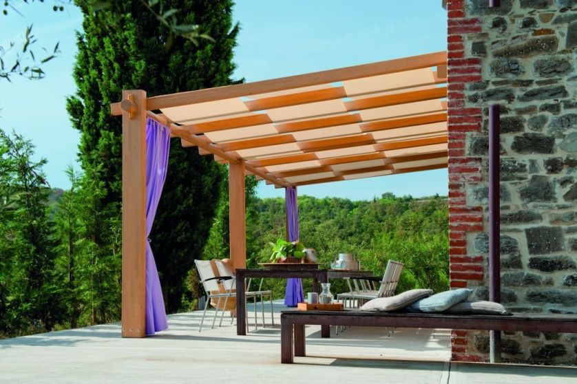 Zadaszenie tarasowe pergola drewniana Minerva