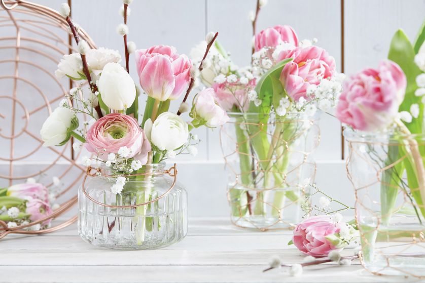 bukiety z tulipanów